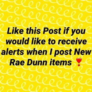 Brand New Rae Dunn Items Listed